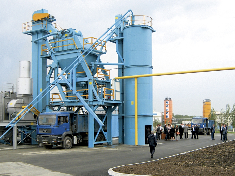 Запуск асфальтобетонного завода Запуск асфальтобетонного завода