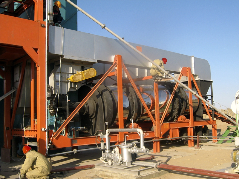 Монтаж асфальтосмесительной установки Монтаж асфальтосмесительной установки