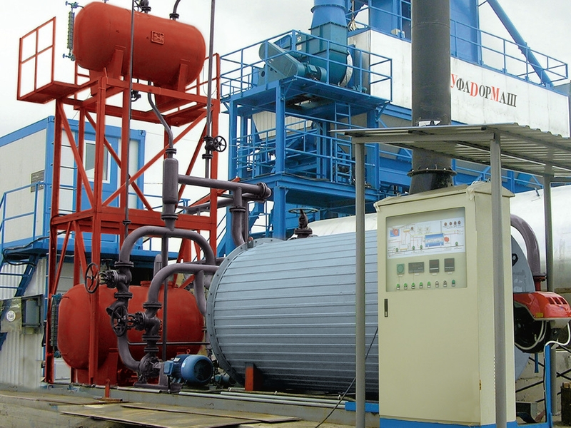 Асфальтобетонный завод производства ПО УфаДорМаш Асфальтобетонный завод производства ПО УфаДорМаш